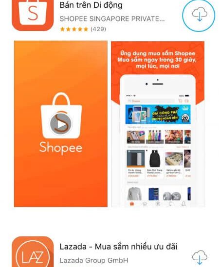 Tải Shopee cho iOS