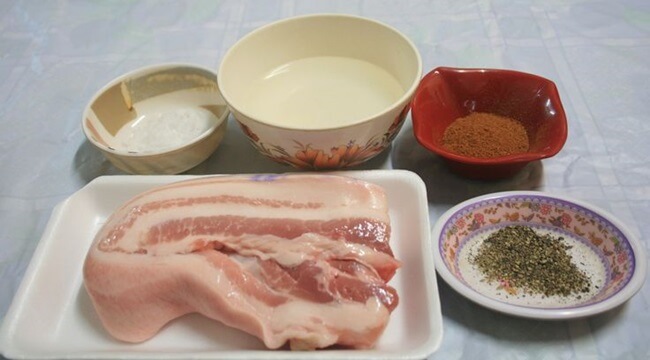 Nguyên liệu nướng thịt bằng lò nướng thủy tinh