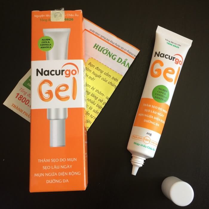 Nacurgo gel có cách trị mụn khá khác biệt