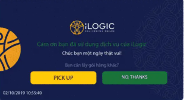 Nhận hàng thành công tại iLogic Smartbox