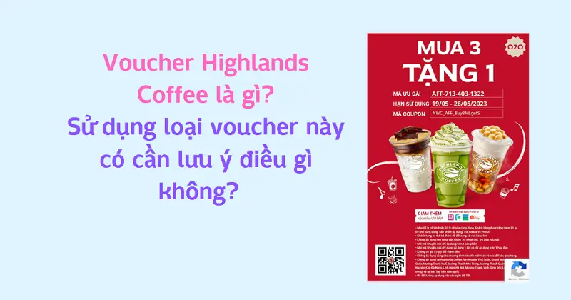 Voucher Highlands Coffee 4