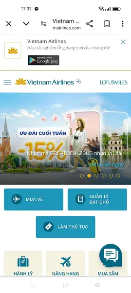 mã khuyến mãi Vietnam Airlines 4