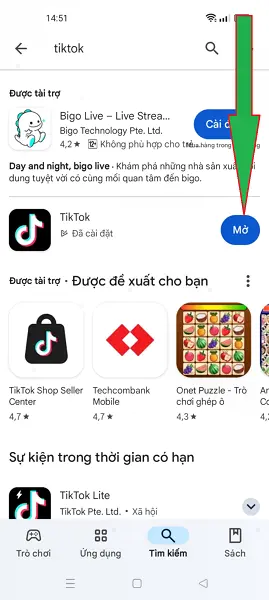 Cài đặt Tiktok 3