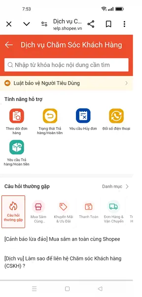 Kênh thông tin trên Shopee 8