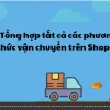 Phương thức vận chuyển shopee