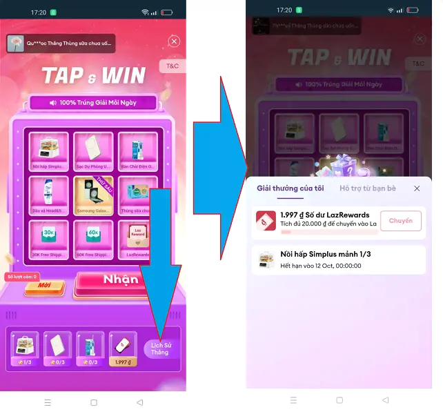 Game Tap & Win 5