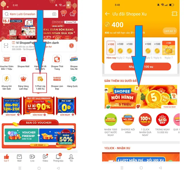 Game Nối hình shopee