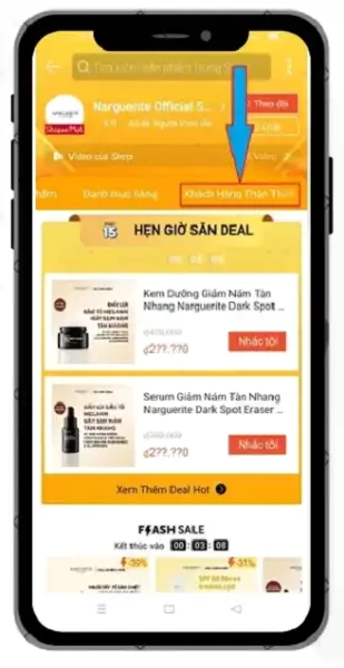 Khách hàng thân thiết shopee mall 1