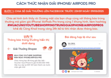 Mua hàng Shopee Youtube hoàn Xu 5