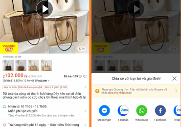 gắn sản phẩm Shopee trên Youtube