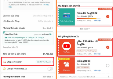 săn voucher Youtube Shopping giảm 25% 8