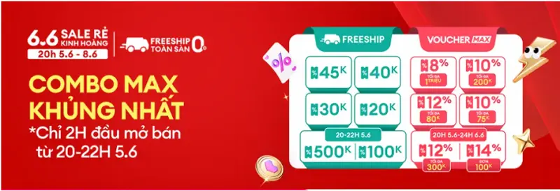 Lazada sale 6.6 2