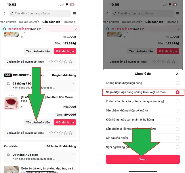 Huỷ đơn hàng Tiktok 6