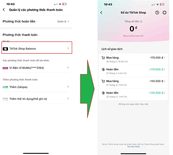 Huỷ đơn hàng Tiktok 9
