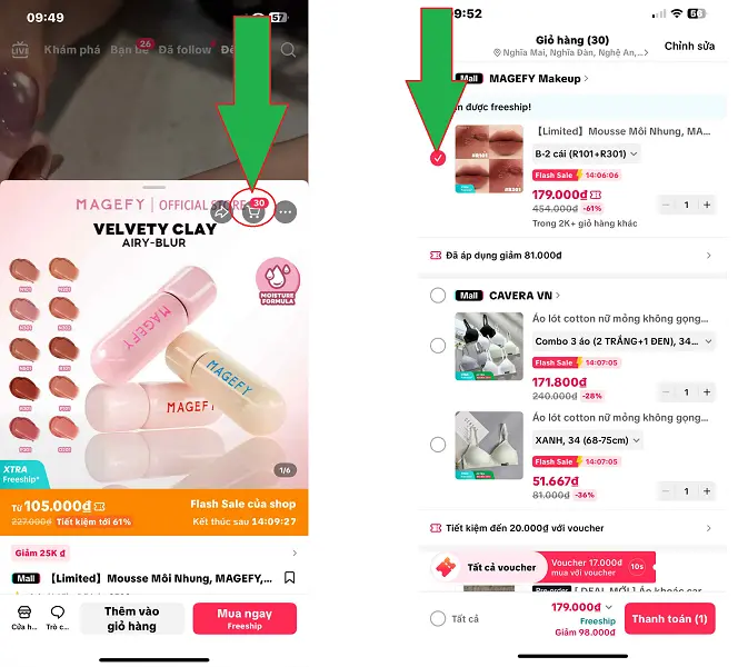 Mã giảm giá tiktok shop 2