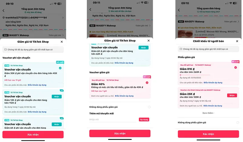 Mã giảm giá tiktok shop