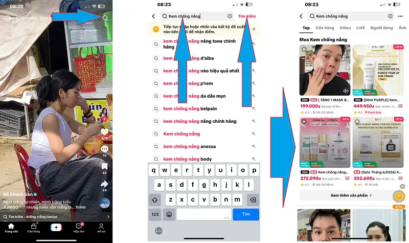 Mua hàng Tiktok