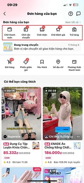 Tra cứu đơn hàng tiktok 1