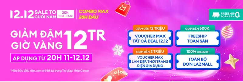 Lazada sale 12.12 5