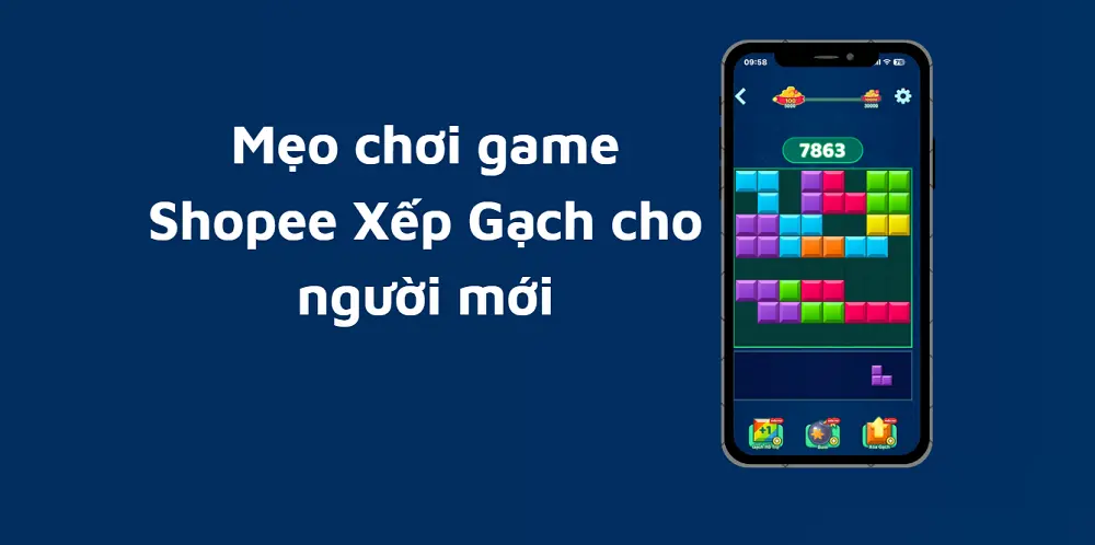 Game Xếp gạch shopee 6